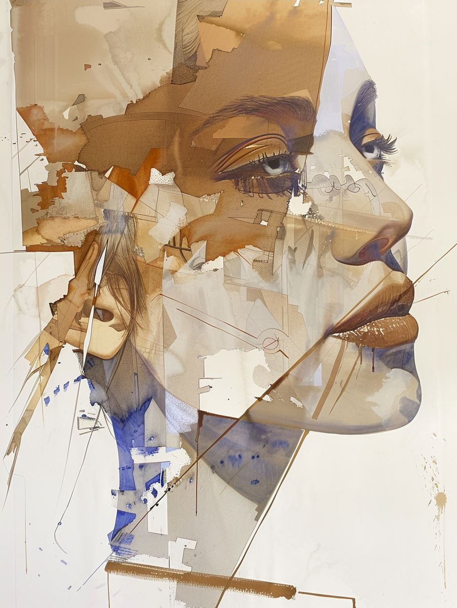 Fragmented Soul Abstract Portraits - Image 4