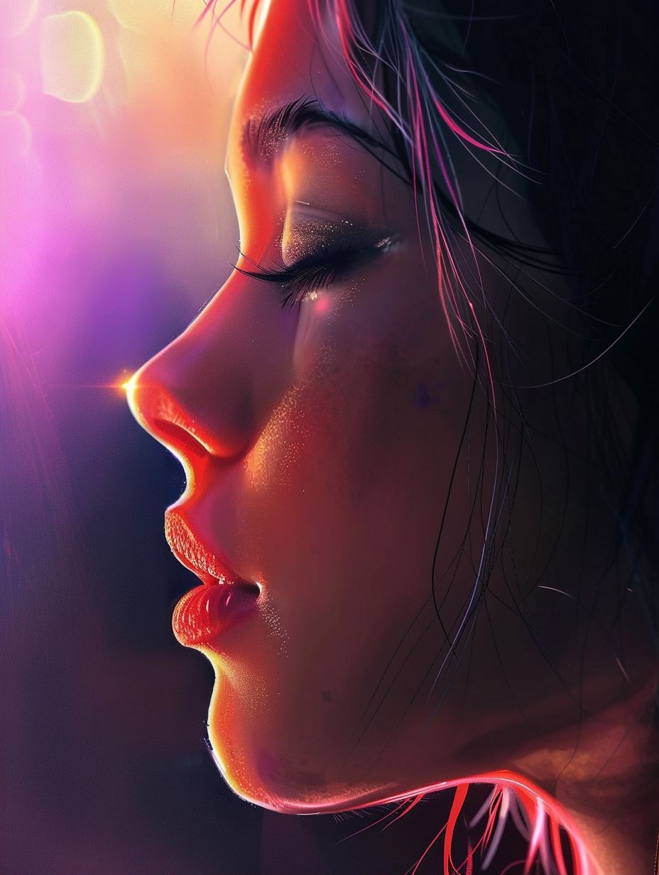 Neon Dreams: Ethereal Portraits - Image 2