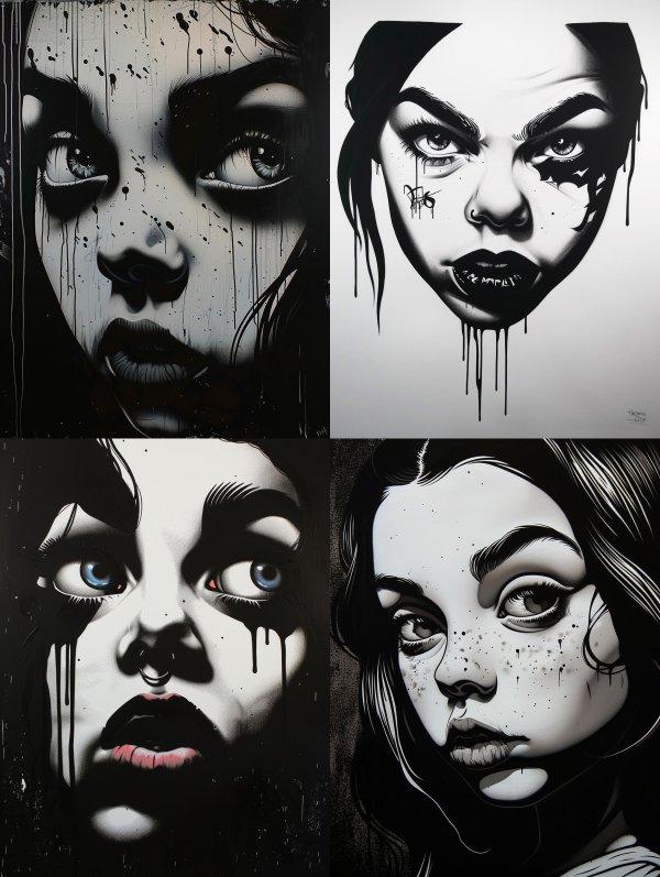 Dark Gothic Noir Portraiture