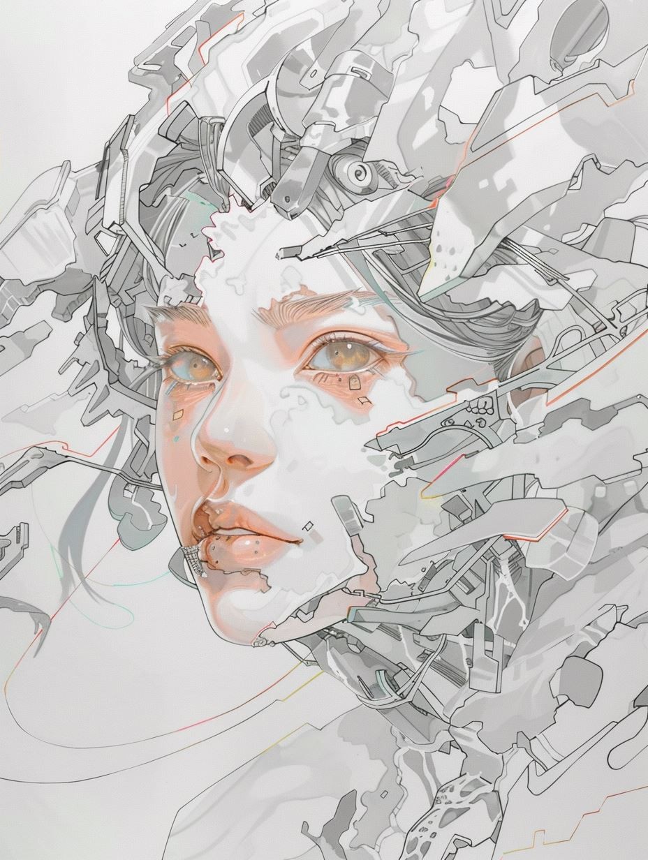 Fragmented Gilded Cybernetic Soul - Image 2