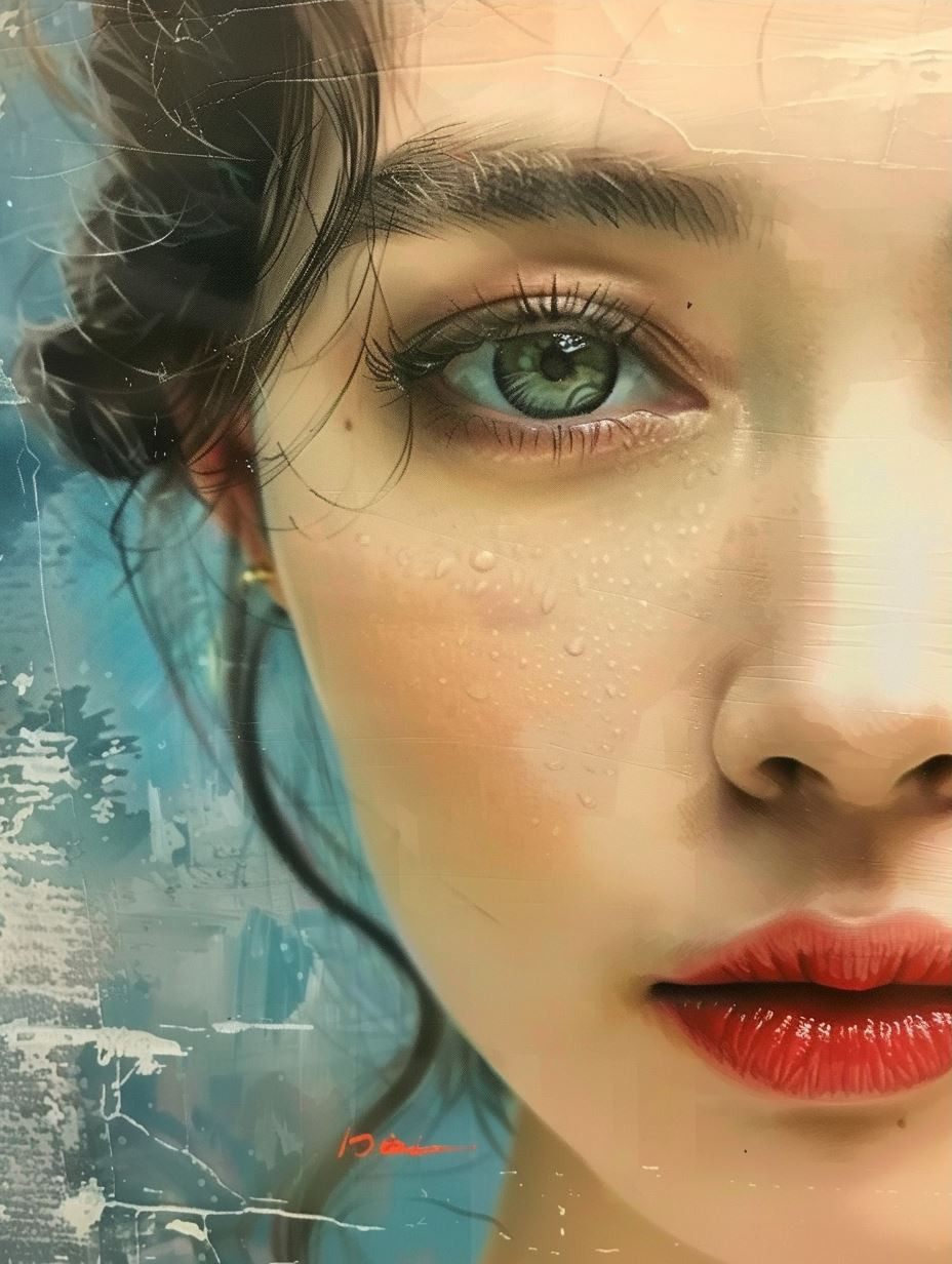 Ethereal Gazes in Modern Oil - Image 3