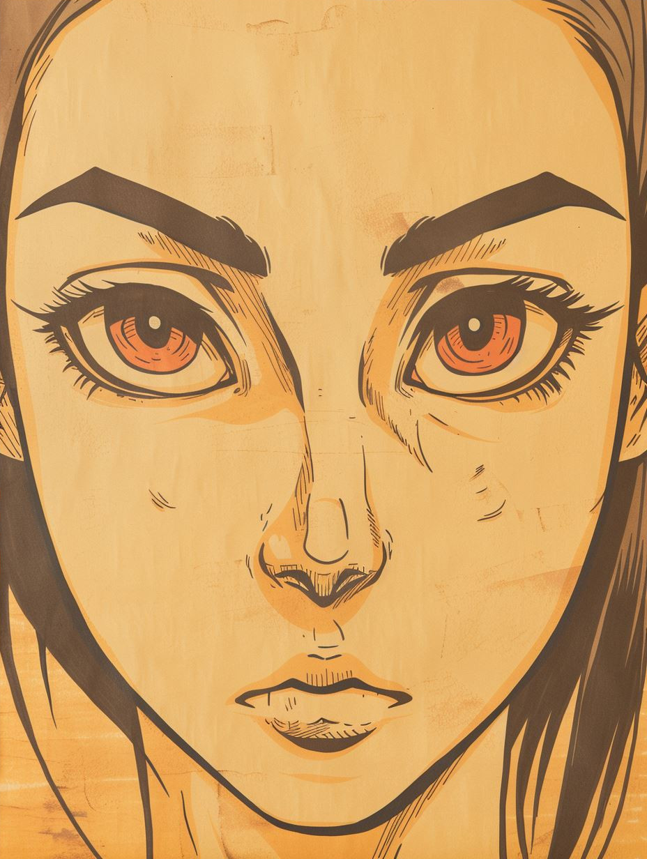Emotional Gaze Anime Portraits - Image 4