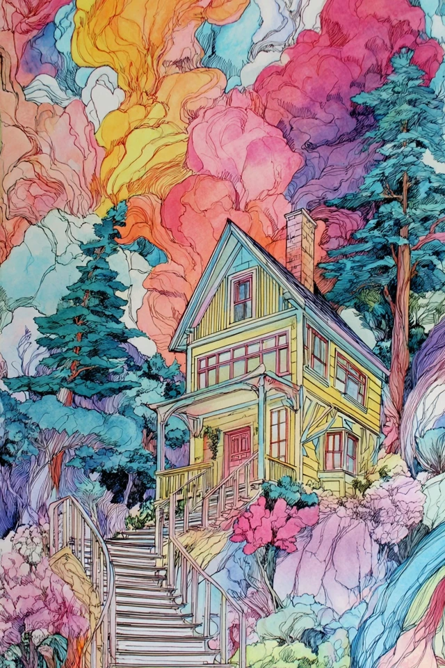 Floral Dreamscape Portrait - Image 6