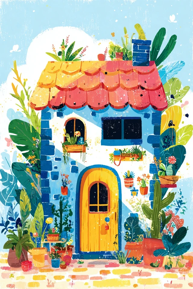 Vibrant Whimsy Portrait - Image 6