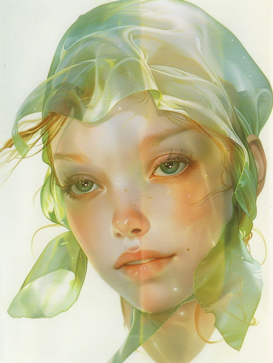 Ethereal Glow in Pale Green - Image 1
