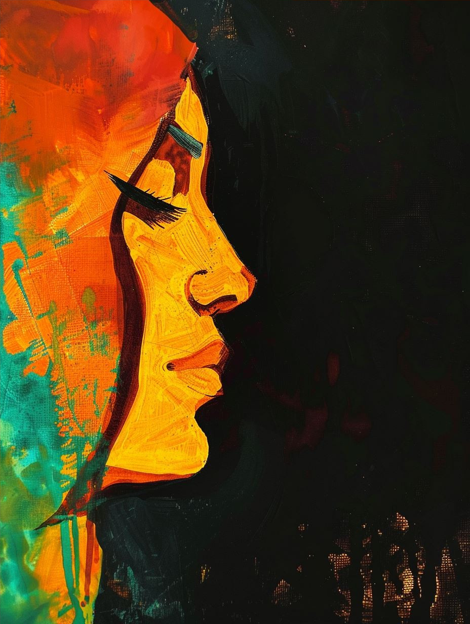 Chromatic Shadow Portrait - Image 4