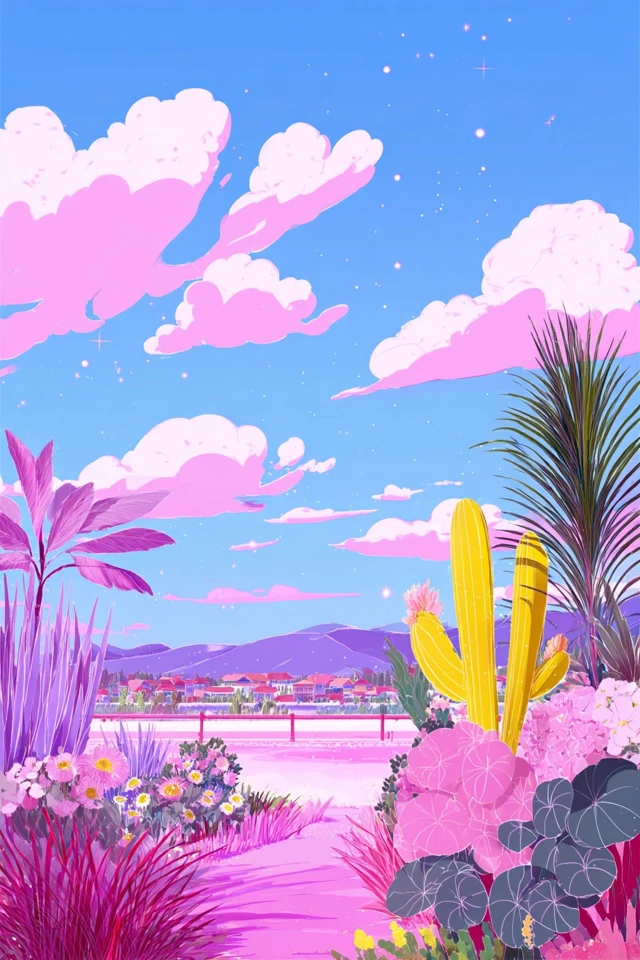 Vibrant Pastel Dreamscapes - Image 2