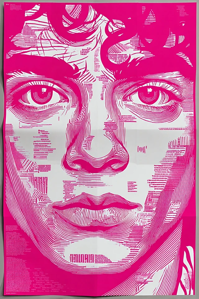 Neon Linear Portrait