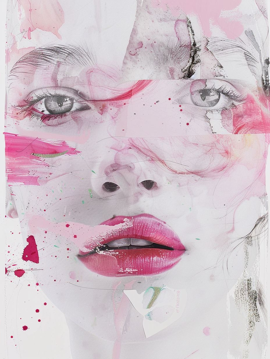 Abstract Ethereal Pink Portraits - Image 2