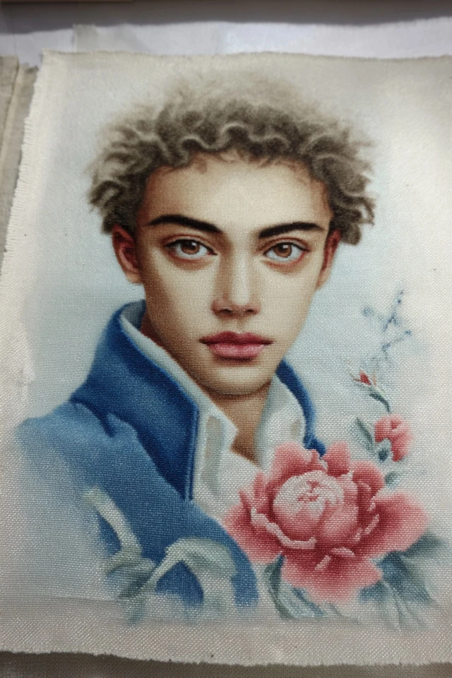 Velvet Petal Portrait - Image 1