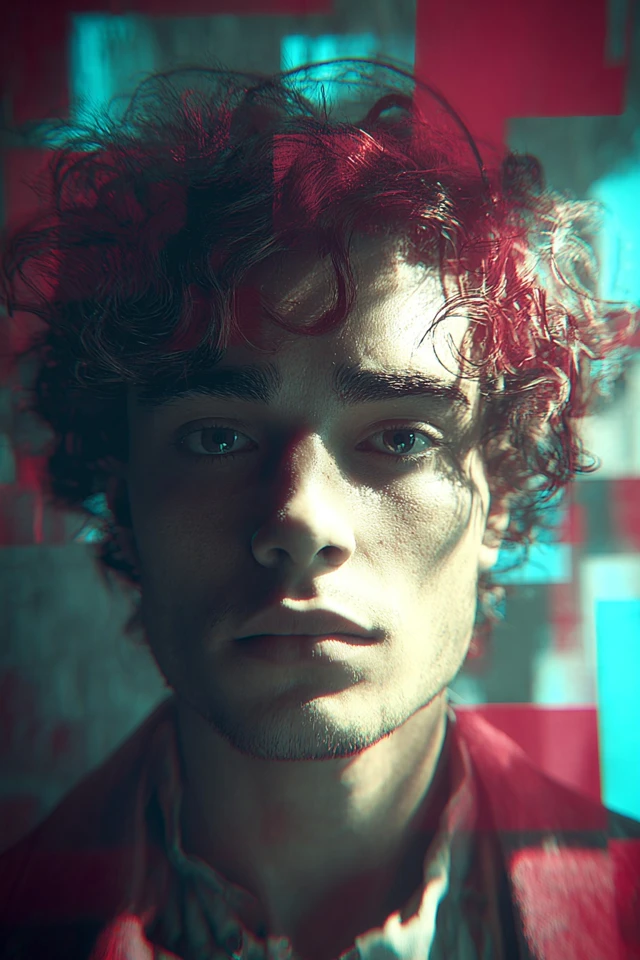 Crimson Echoes: A Surreal Visual Journey - Image 1