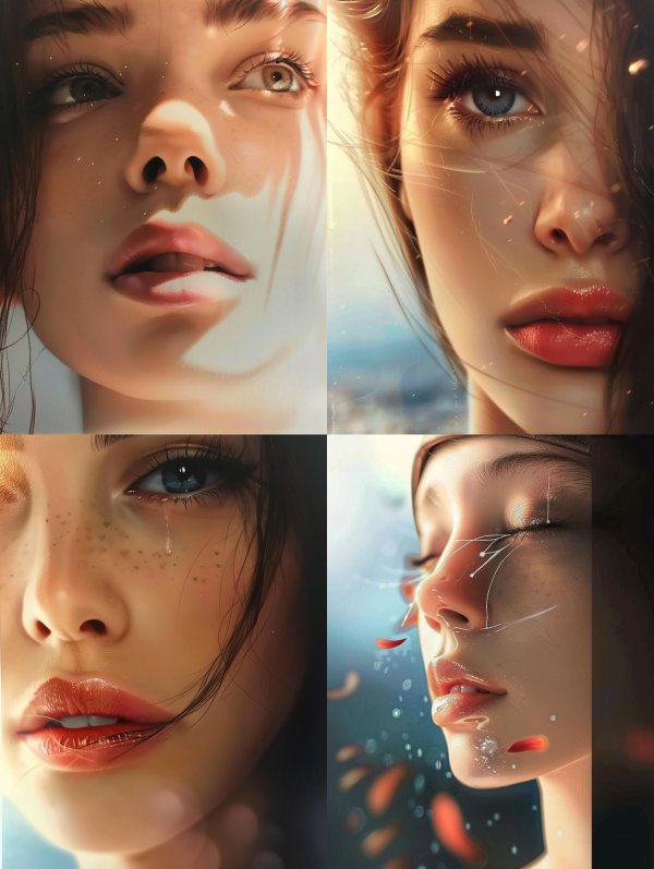 Ethereal Gaze Liquid Dreams