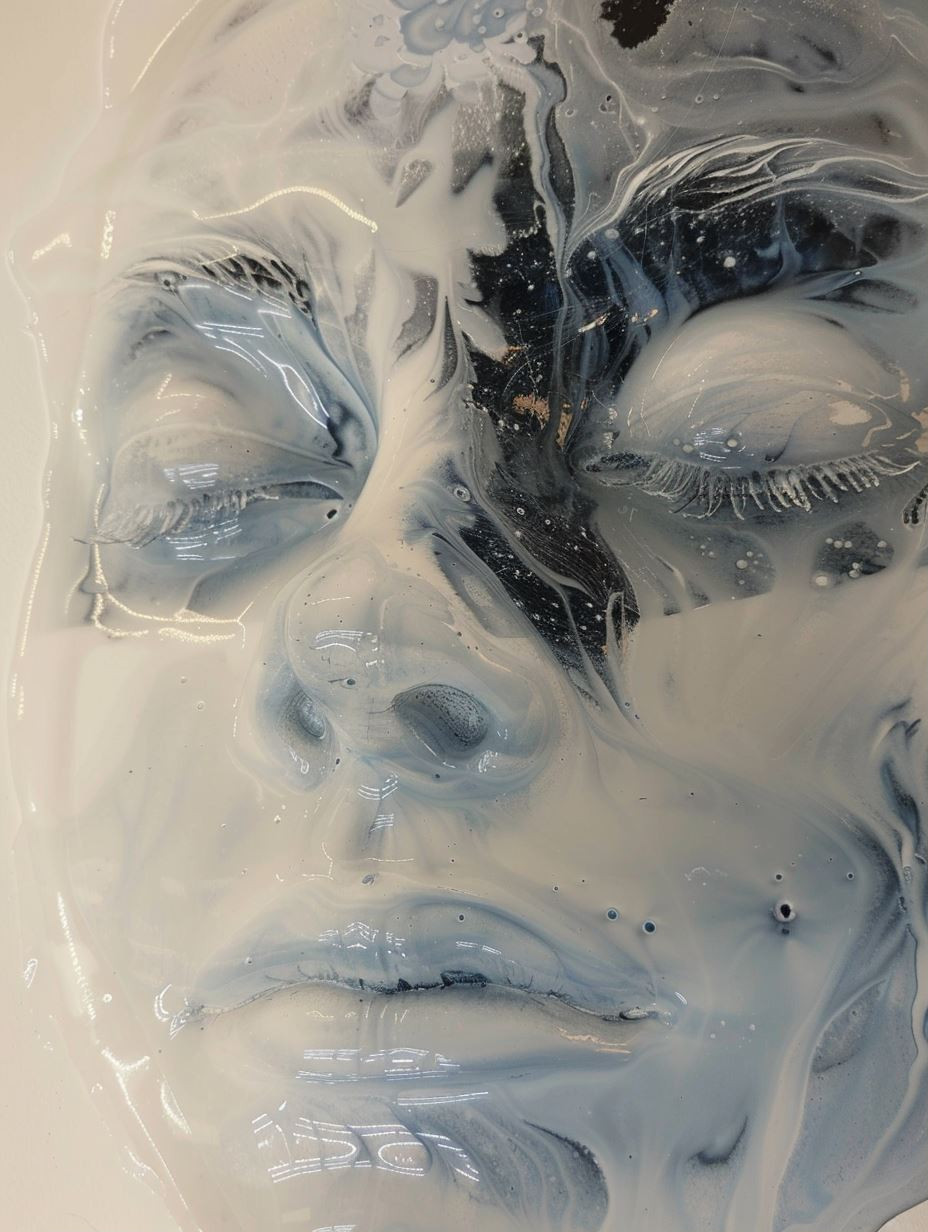 Ethereal Fluidity of Dreaming Faces - Image 1