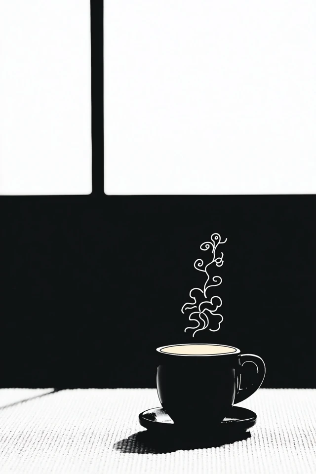 Monochrome Minimalist Muse - Image 4