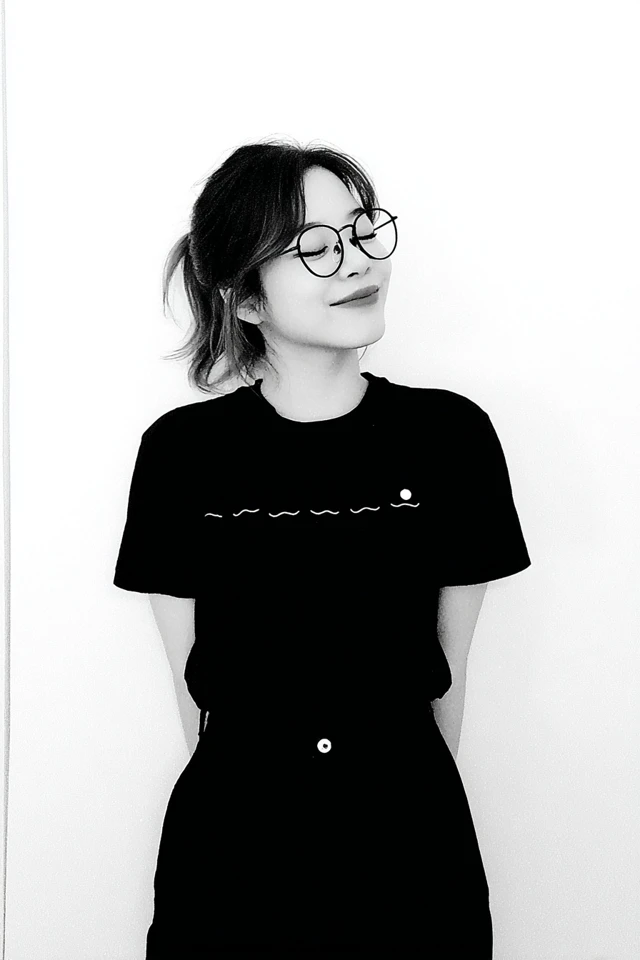 Monochrome Minimalist Muse - Image 1