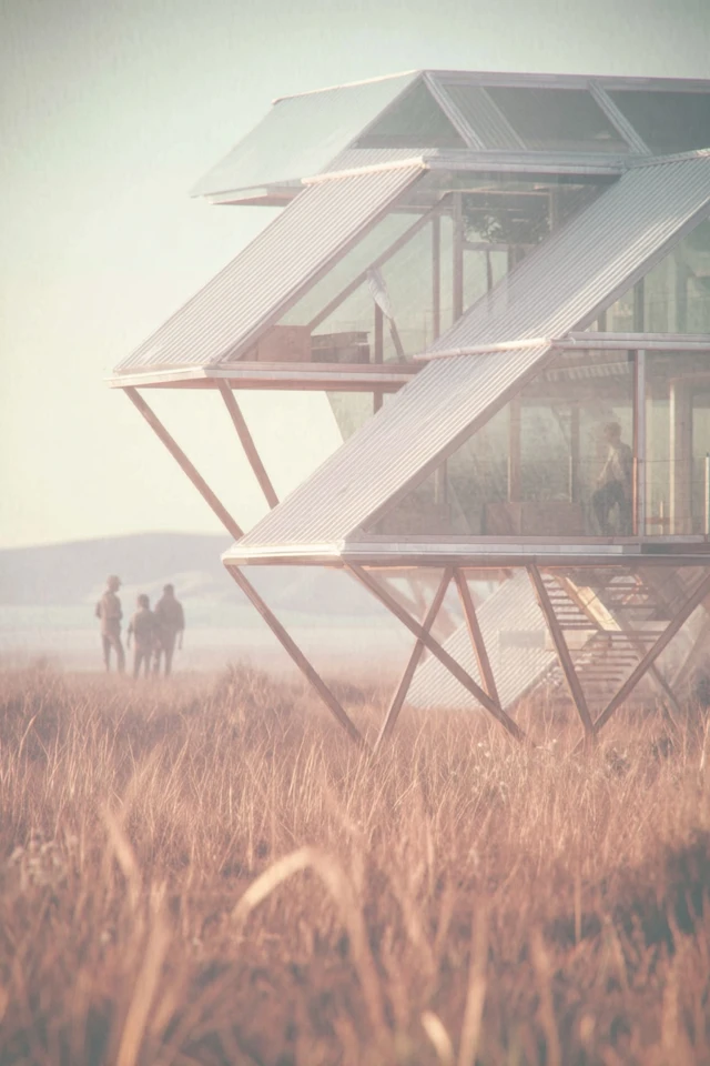 Dreamy Surrealist Collage of Life and Stillness - Image 6