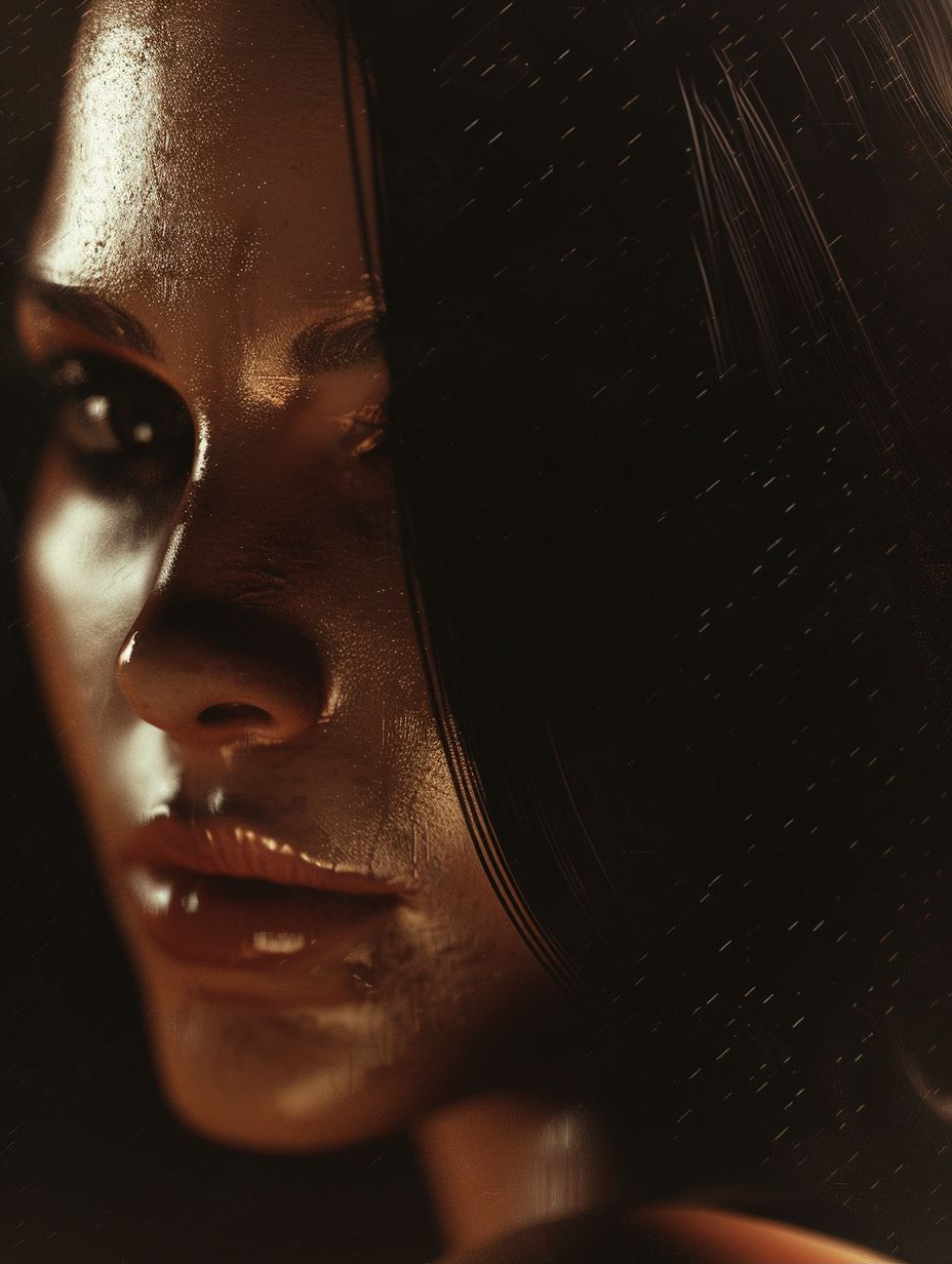 Golden Shadows of Ethereal Beauty - Image 2