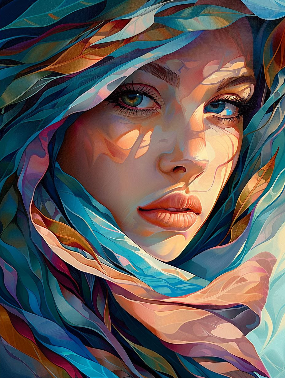 Prismatic Fragments of Feminine Grace - Image 2