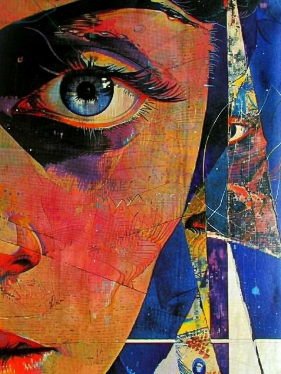 Fragmented Visions of Abstract Faces - Image 3