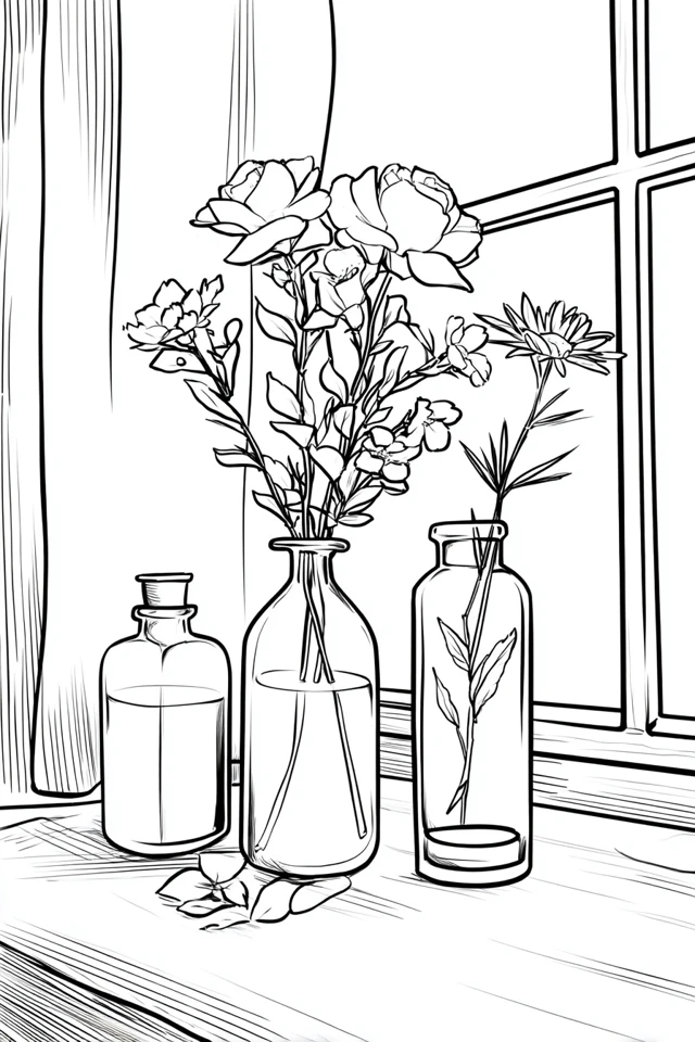 Clean Line Art Portrait - Image 3