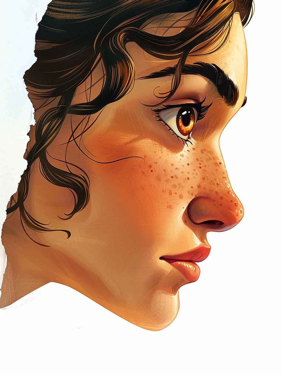 Soft Glow Digital Portrait Study - Image 2