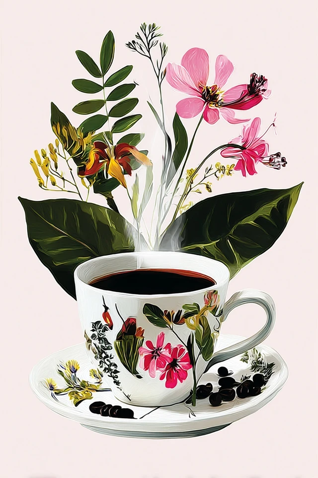 Floral Elegance in Art and Nature - Image 4