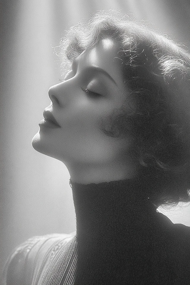 Ethereal Monochrome Grace - Image 1
