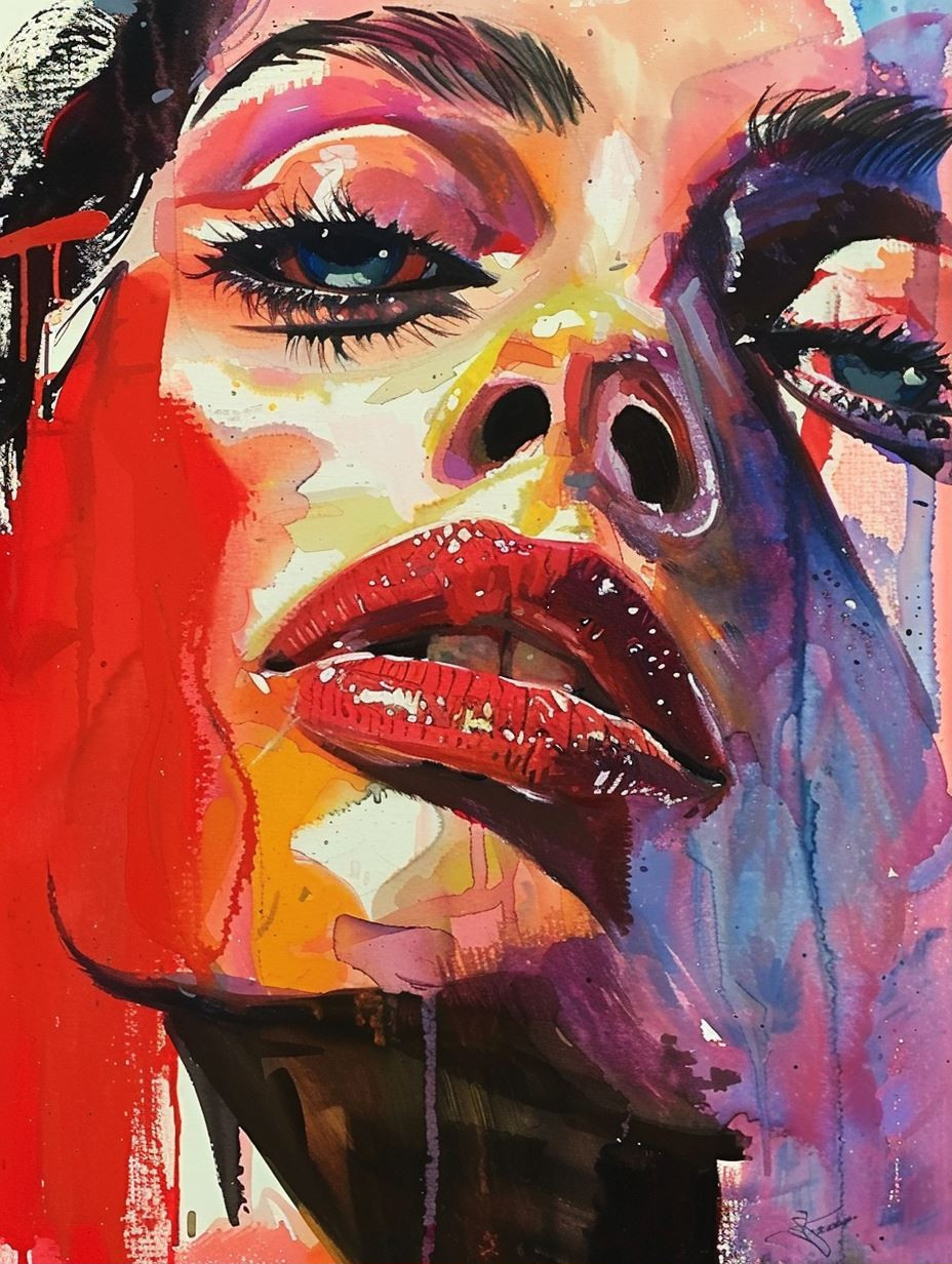 Vibrant Visions of Feminine Grace - Image 1