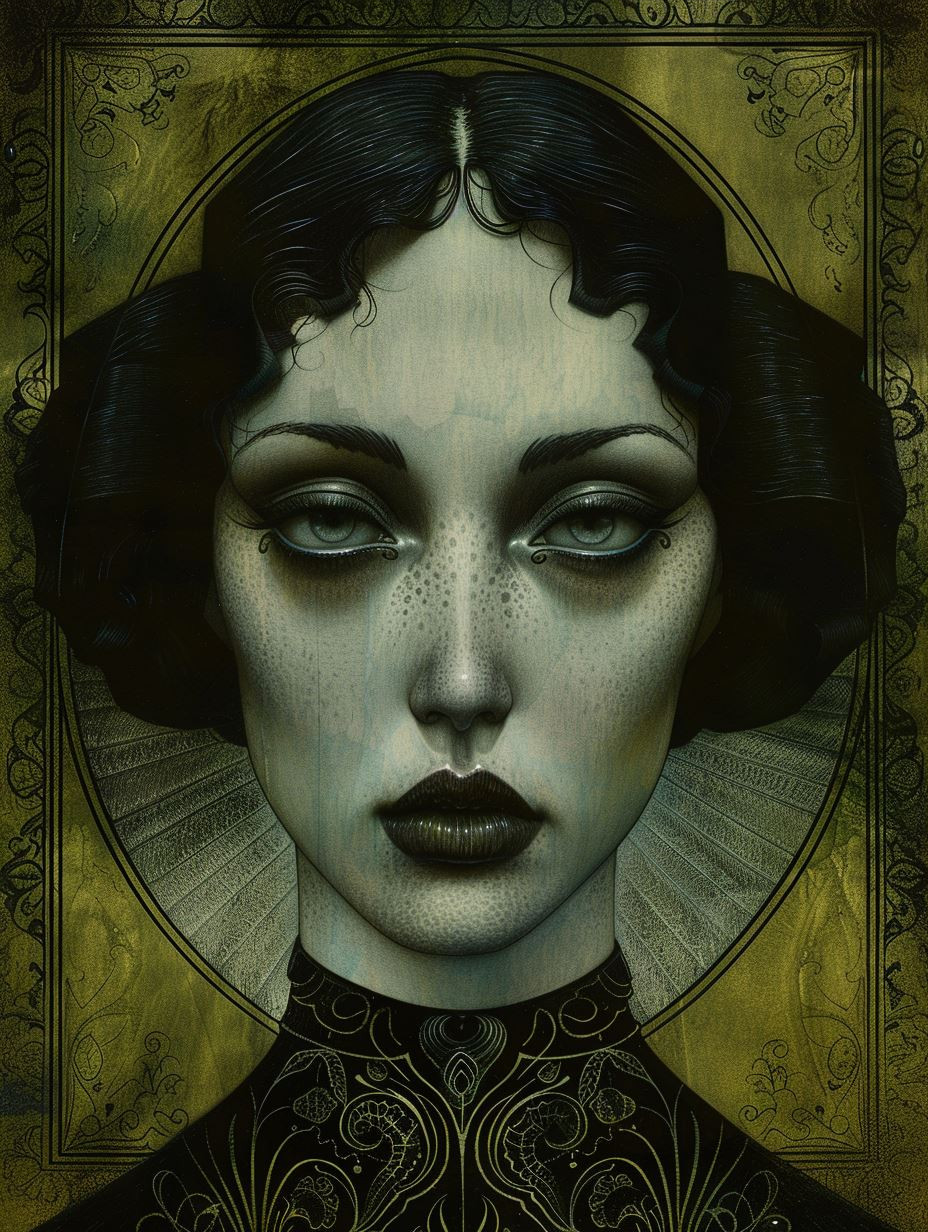 Ethereal Shadows of Gothic Elegance - Image 3