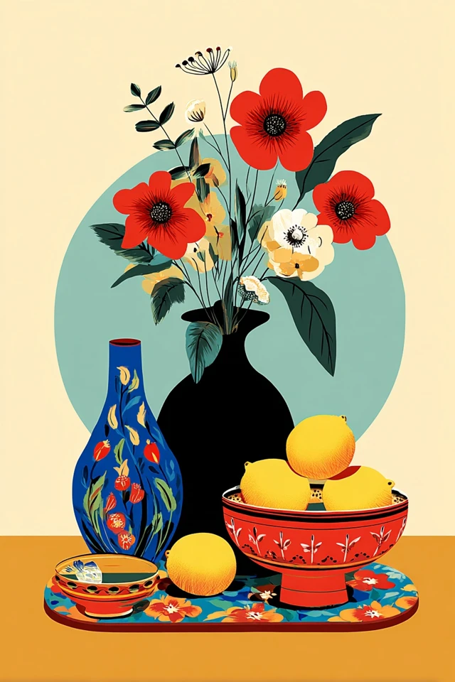 Modernist Floral Muse - Image 3
