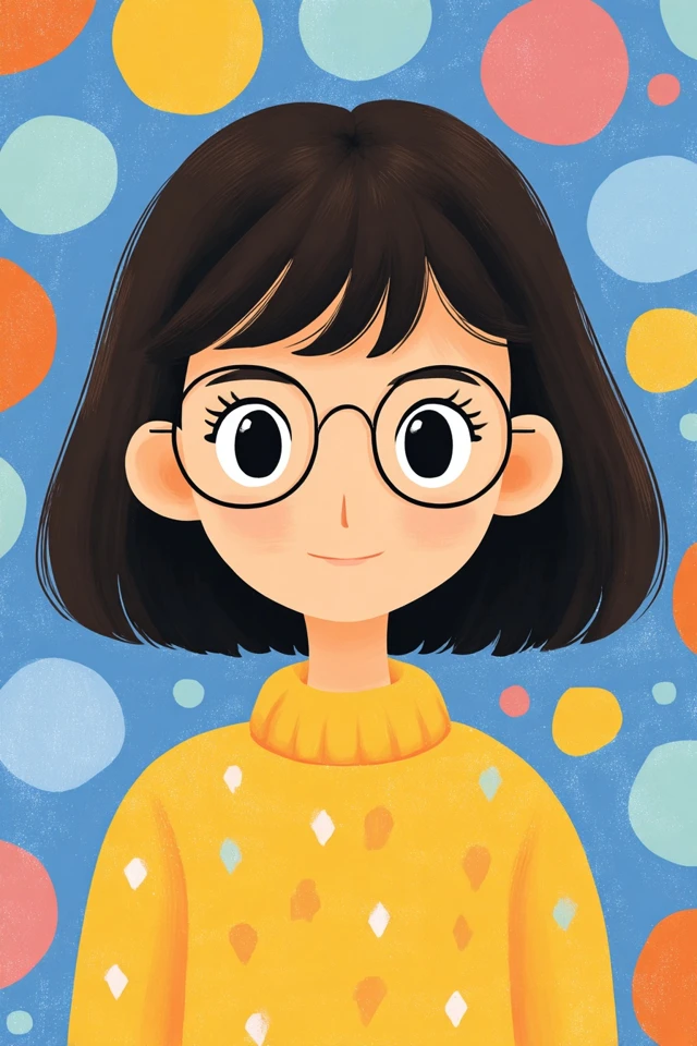 Cheerful Pastel Portrait - Image 1
