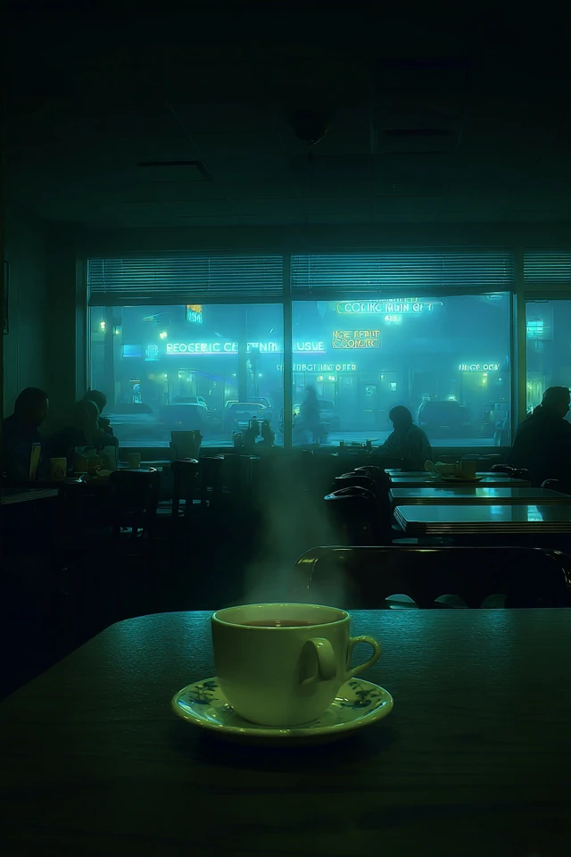 Cyan Echoes of a Silent World - Image 4