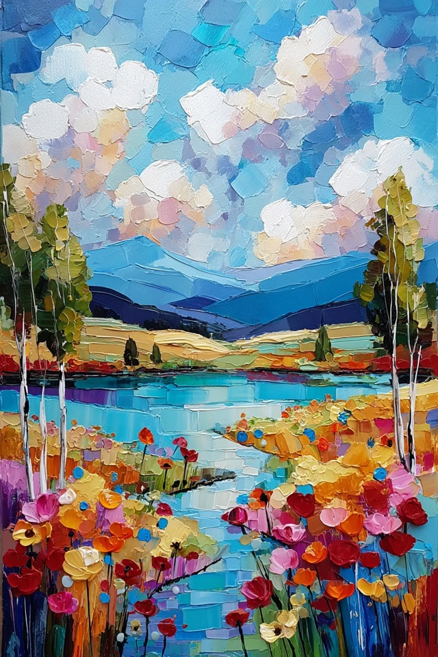 Vibrant Palette: A Study in Texture - Image 2
