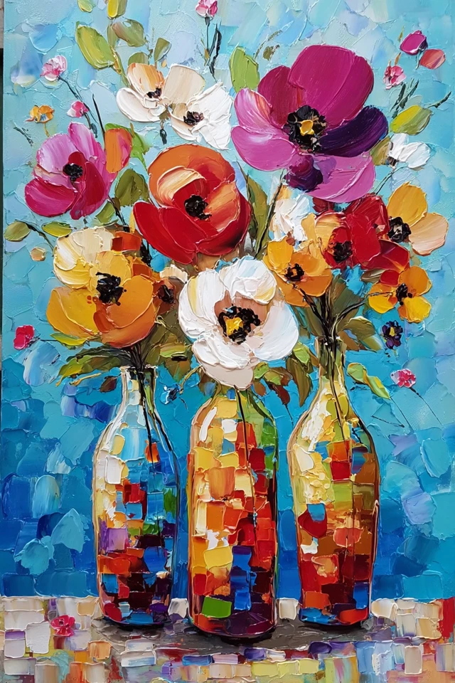 Vibrant Palette: A Study in Texture - Image 3