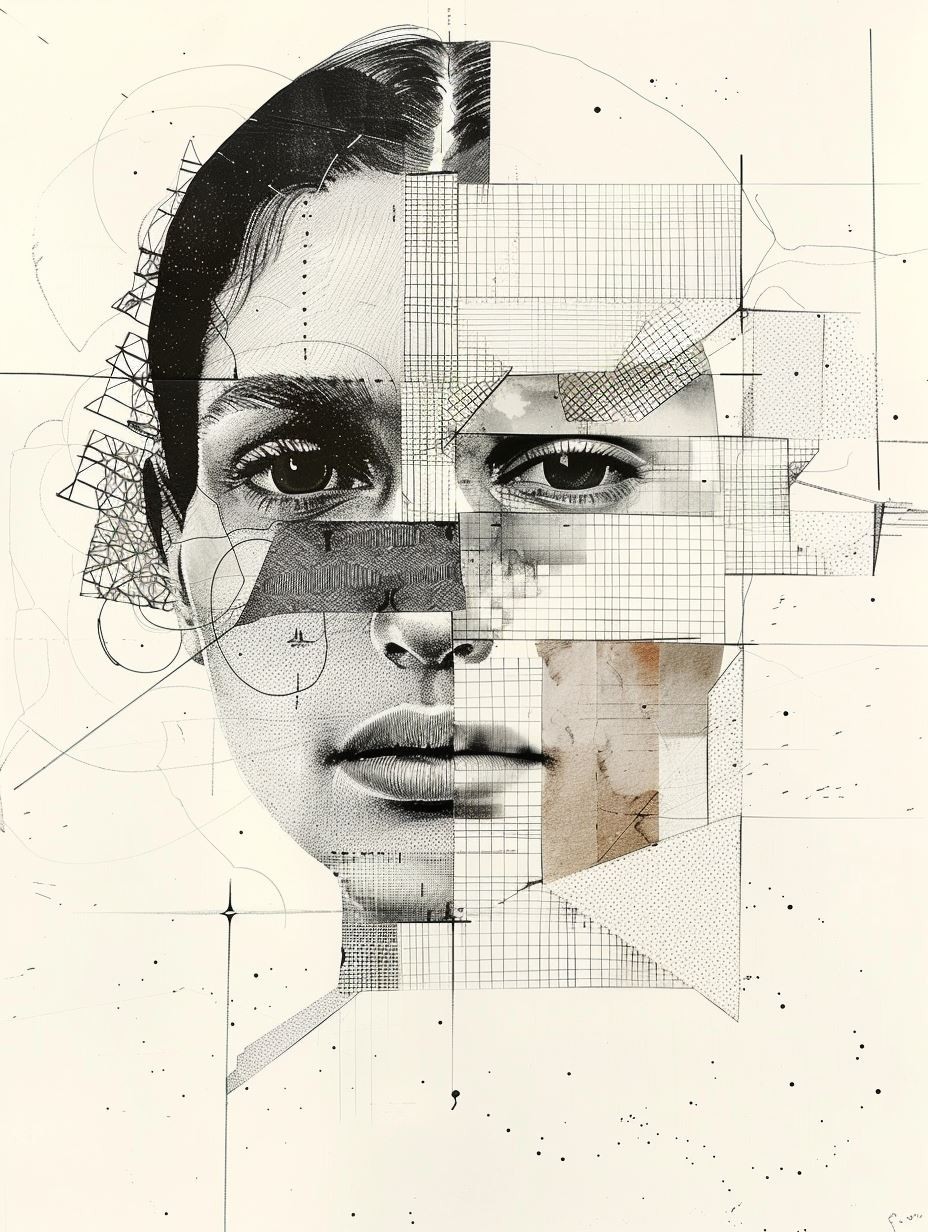 Fragmented Soul Geometric Portrait - Image 4