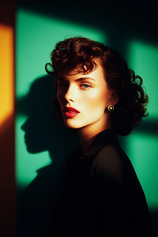 Emerald Noir Elegance - Image 1