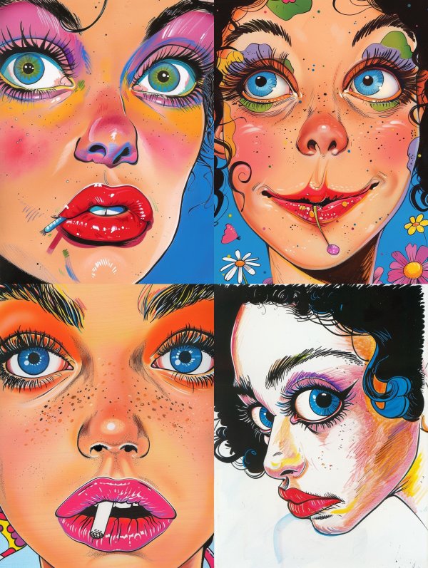 Vibrant Visions of Modern Femininity
