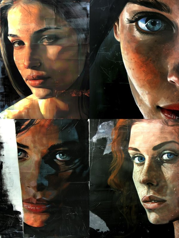 Moody Cinematic Portrait Studies