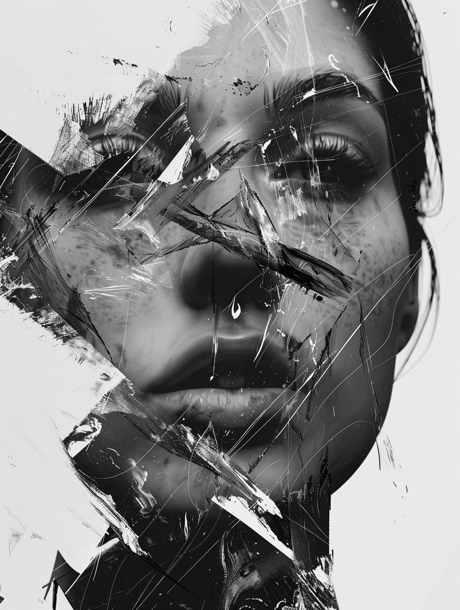 Fragmented Souls in Monochrome - Image 2