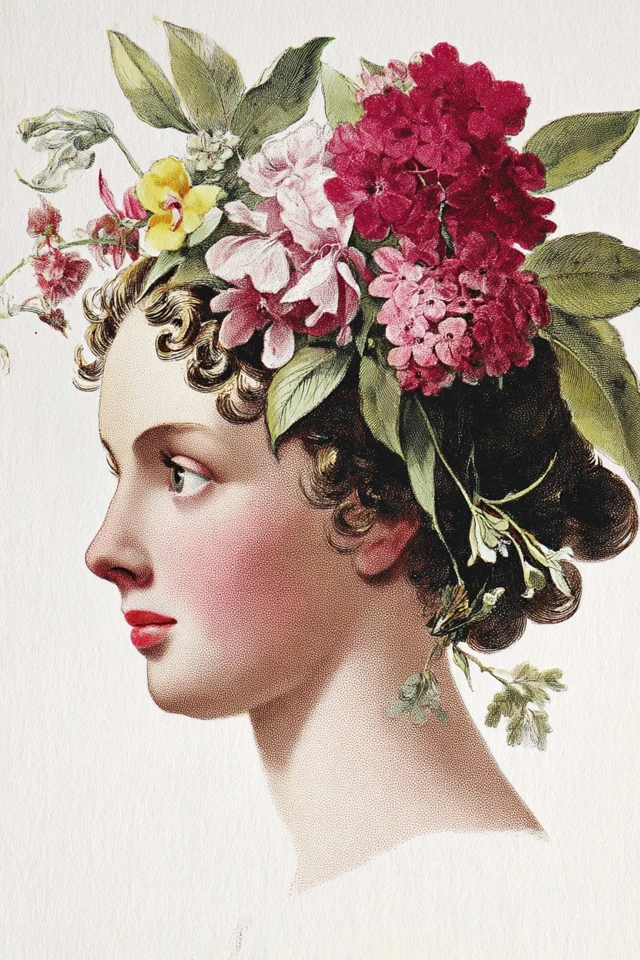 Floral Victorian Elegance - Image 1