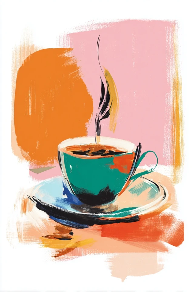 Vibrant Brushstroke Muse - Image 4