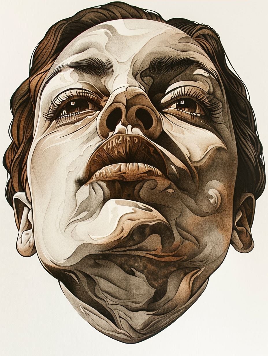 Earthy Tones Organic Portrait - Image 3