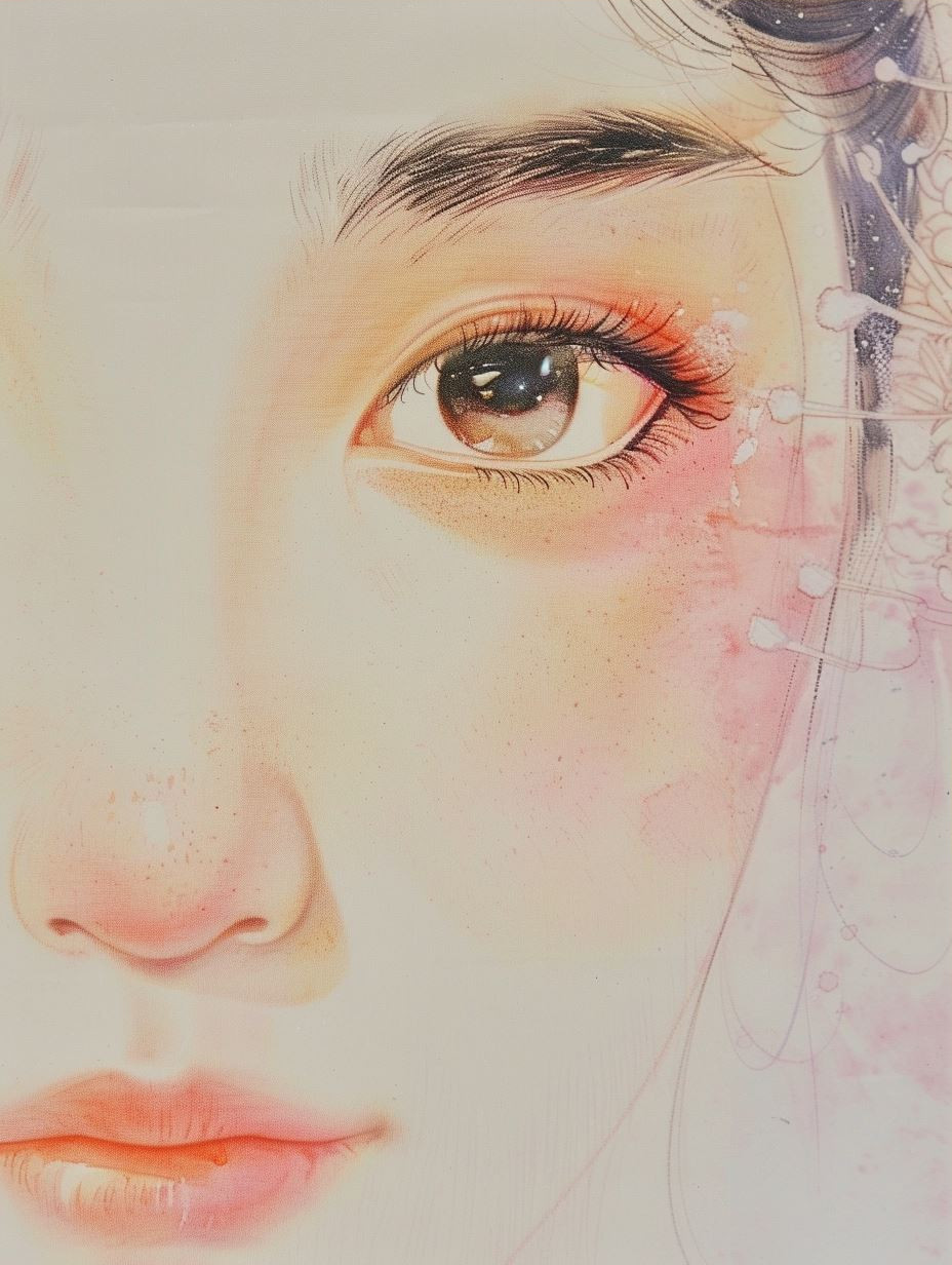 Ethereal Gazes in Watercolor - Image 3