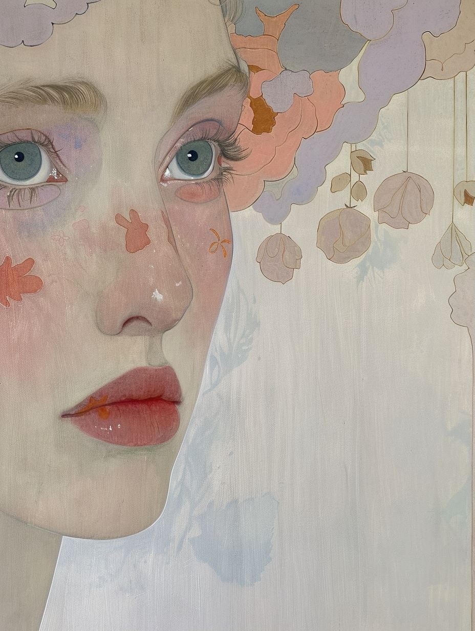 Floral Dream Portrait 4 - Image 1