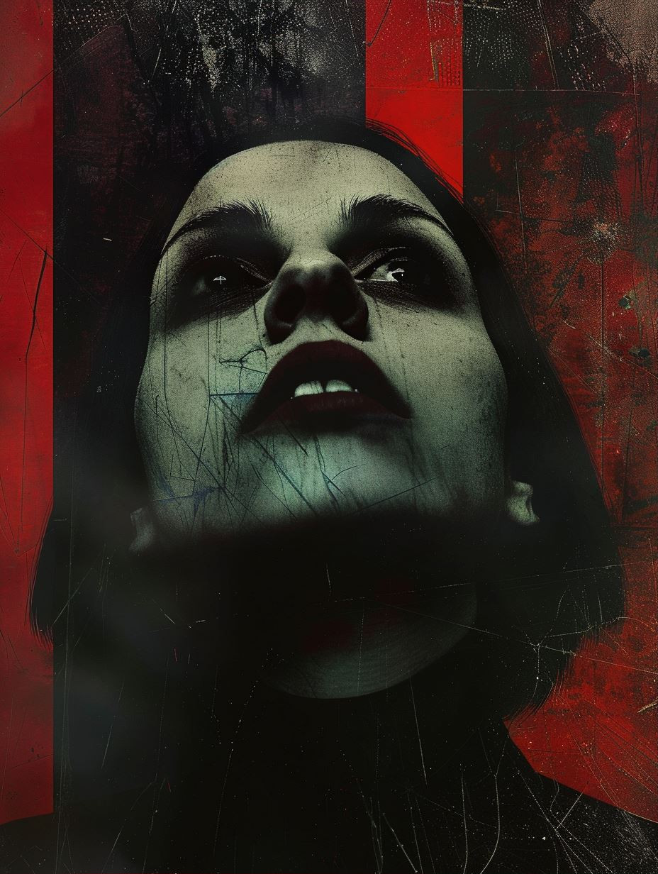 Dark Gothic Cinematic Portrait