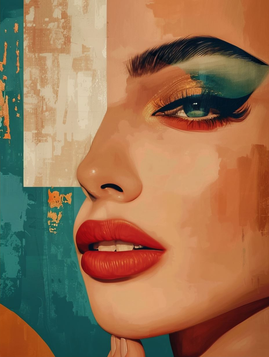 Modern Ethereal Portrait Collage - Image 2