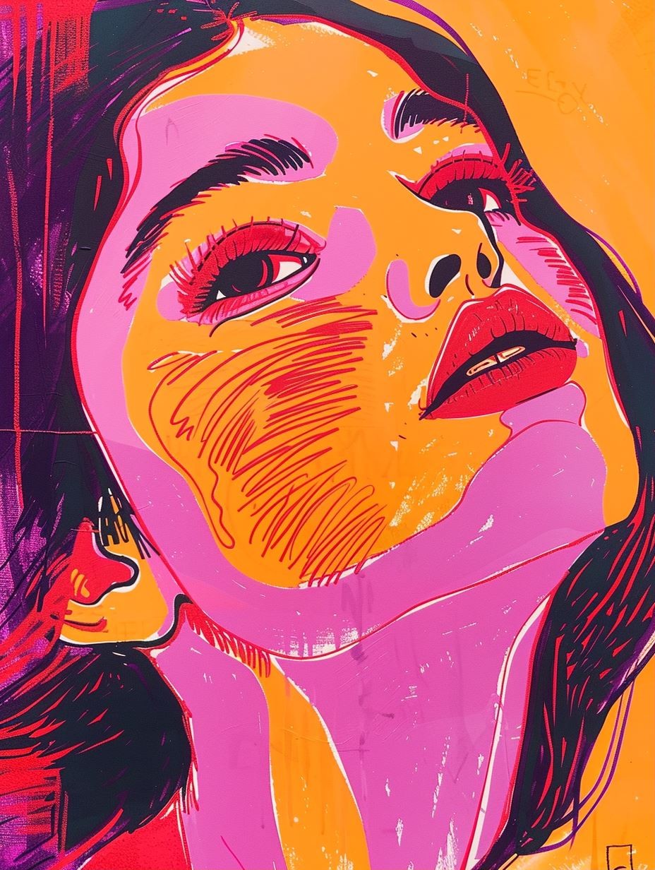 Vibrant Spectrum of Feminine Gazes - Image 1