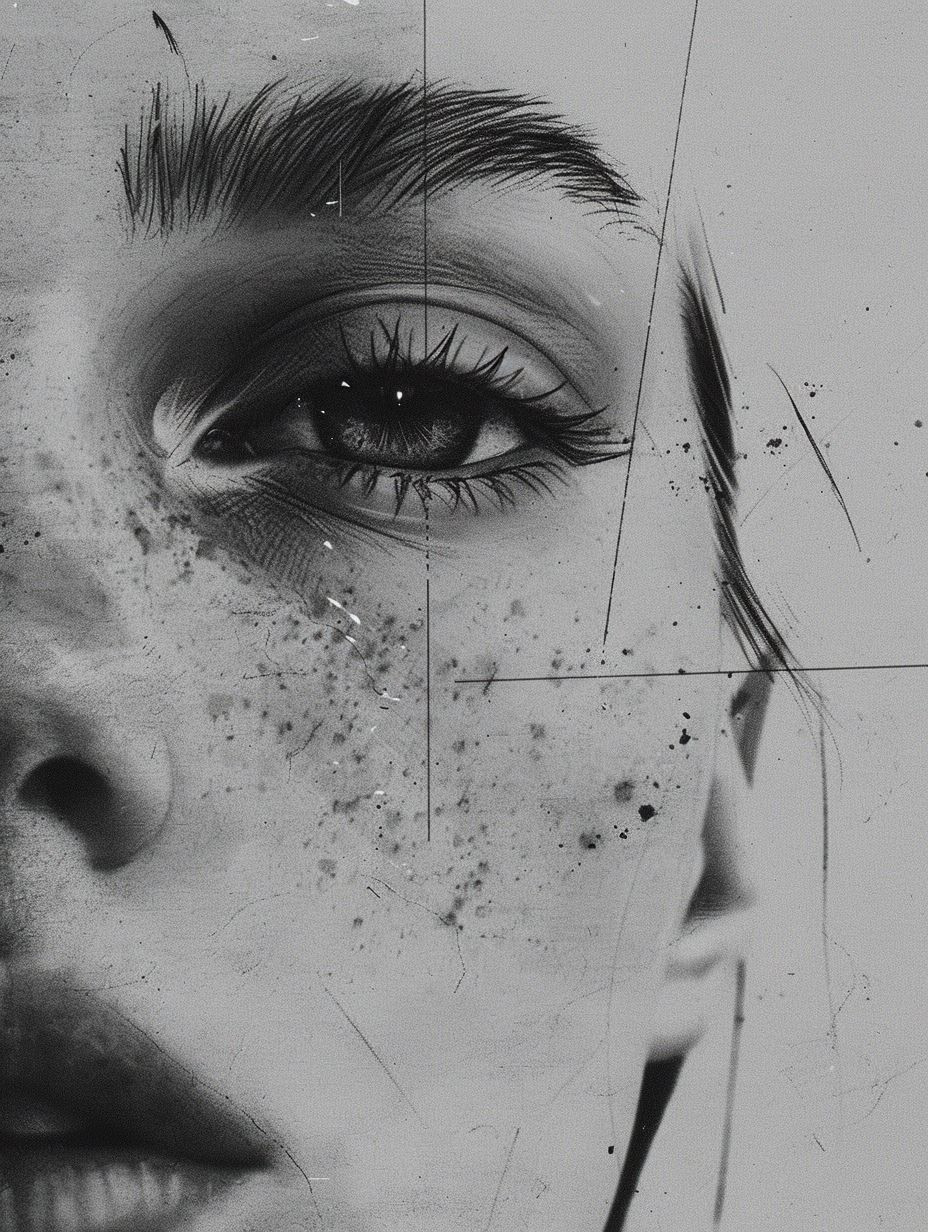 Gritty Monochrome Portrait Study