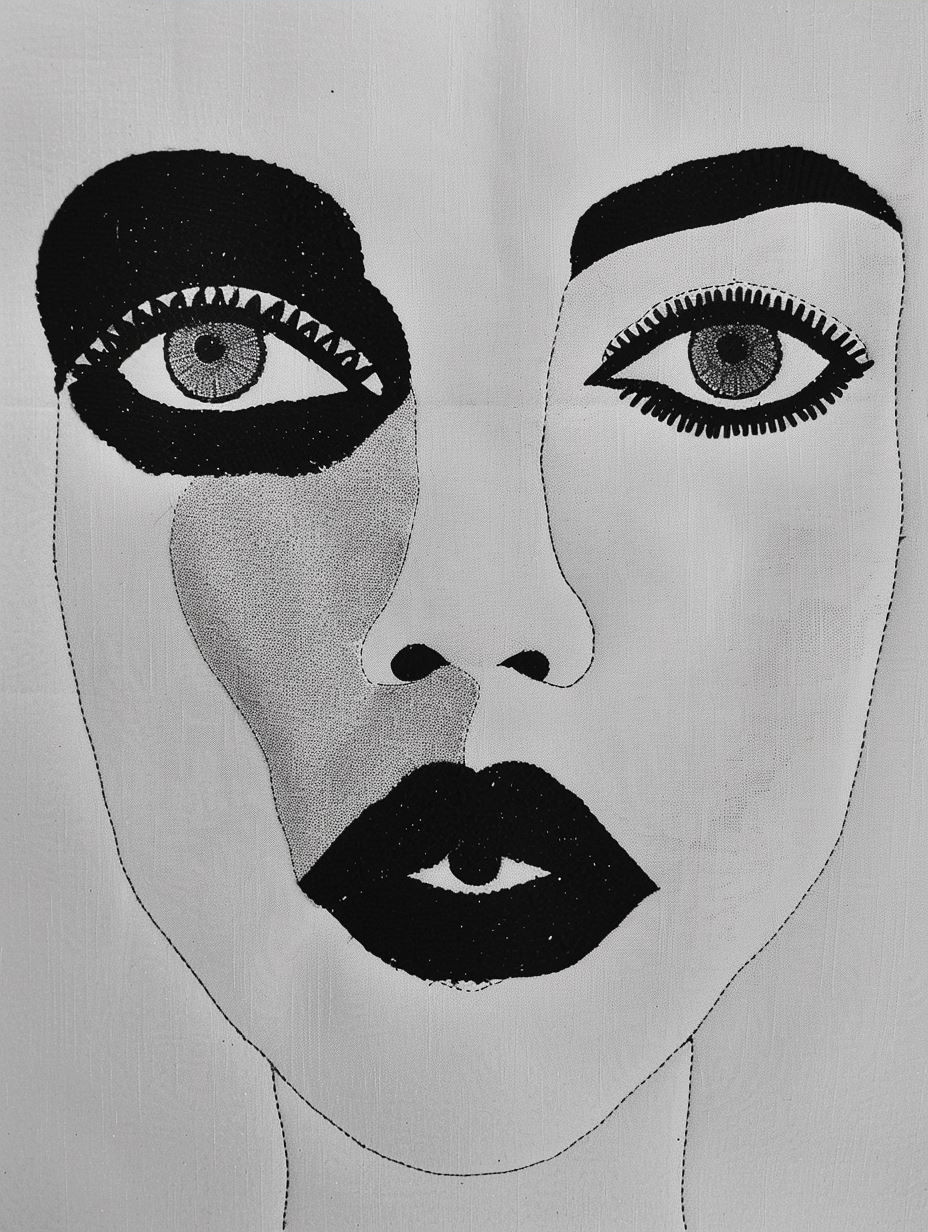 Modernist Stylized Facial Portraits - Image 4