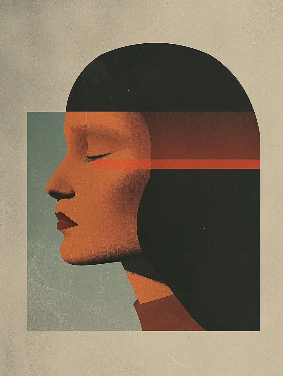 Geometric Prism Portrait Study - Image 2